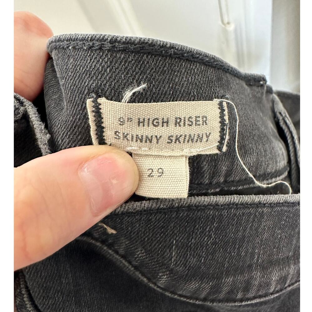 Madewell 29 High Rise Super Skinny Black Jeans - Picture 4 of 5